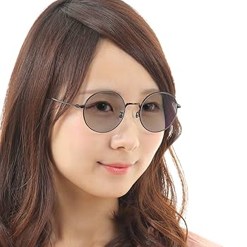 Amazon | [Netmeganecom] 調光 変色 度付 サングラス (度付